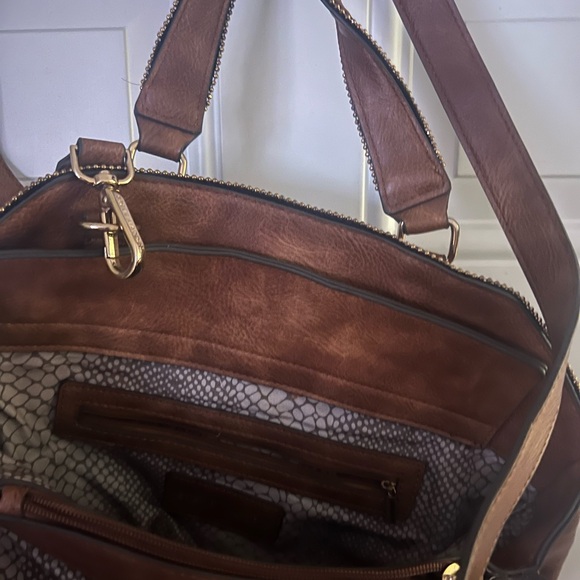 Steve Madden Dark Brown Tote Bag - Picture 3 of 3